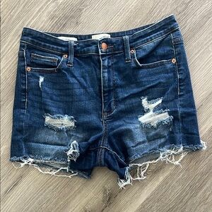 Denim Distressed Women's Shorts